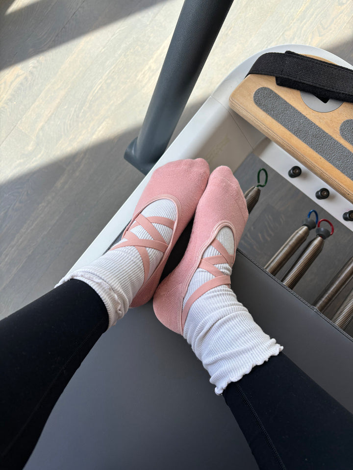 On pointe socks